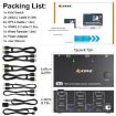 8K 30Hz USB3.0 Triple Monitor KVM Switch - KC-KVM203DH, AU Plug - 8