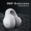 G91 White Ear Clip Bone Conduction TWS Noise Reduction Bluetooth Earphone - 5