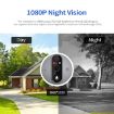 ESCAM C87 1080P Smart WiFi Door Viewer, Wide-Angle, Night Vision, White - 3