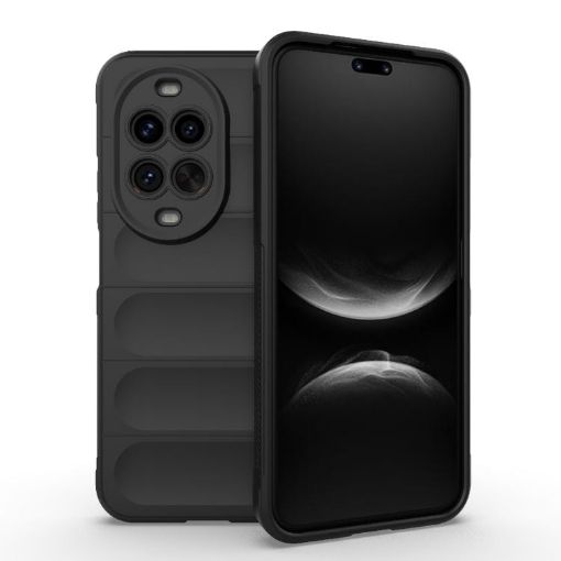 Huawei nova 14 Ultra Magic Shield Black TPU + Flannel Phone Case - 1