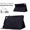 Samsung Galaxy Tab A7 10.4 2020 T500 Rhombus TPU Leather Case Black - 6