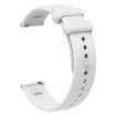 Universal 18mm White Silicone Watch Band with Reverse Buckle - 3