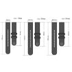 Universal 18mm White Silicone Watch Band with Reverse Buckle - 4