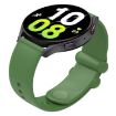 Universal 18mm Green Silicone Watch Band with Reverse Buckle - 1