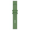 Universal 18mm Green Silicone Watch Band with Reverse Buckle - 2