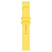 Universal 20mm Yellow Silicone Watch Band with Reverse Buckle - 2