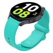 Teal 20mm Universal Silicone Watch Band with Reverse Buckle - 1