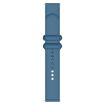 Universal 20mm Blue Silicone Watch Band with Reverse Buckle - 2