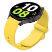 Universal 22mm Yellow Silicone Watch Band with Reverse Buckle - 1