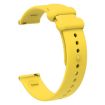 Universal 22mm Yellow Silicone Watch Band with Reverse Buckle - 3