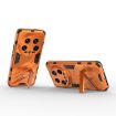 Xiaomi 14 Ultra 5G Punk Armor Phone Case with Holder - Orange - 4