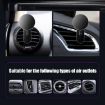 360 Rotating Magnetic Car Phone Holder - Air Outlet Mount (Black) - 5