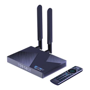 H96 Max V58 Android 12 TV Box, 4GB+32GB, Quad-core Cortex-A76/A55 UK Plug - 1