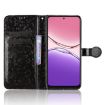 OPPO A5x 5G/4G Global Honeycomb Dot Leather Phone Case - Black - 4