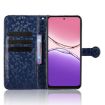 OPPO A5x 5G/4G Global Honeycomb Dot Leather Phone Case - Blue - 4