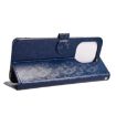 OPPO A5x 5G/4G Global Honeycomb Dot Leather Phone Case - Blue - 5