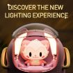 Portable 220ML Cartoon Tank Car Air Humidifier with LED Lights - Green - 3