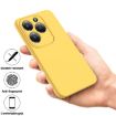 Infinix Hot 40/Pro Yellow Liquid Silicone Dropproof Phone Case - 4