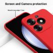 Infinix Hot 40i Red Liquid Silicone Dropproof Full Coverage Case - 5