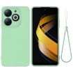 Infinix Smart 8 Green Liquid Silicone Dropproof Full Coverage Case - 1