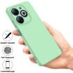 Infinix Smart 8 Green Liquid Silicone Dropproof Full Coverage Case - 4