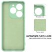 Infinix Smart 8 Green Liquid Silicone Dropproof Full Coverage Case - 7