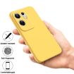 Infinix Zero 30 4G Yellow Liquid Silicone Dropproof Phone Case - 3