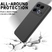 Infinix Note 40 4G Black Liquid Silicone Dropproof Phone Case - 3