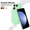 Infinix Note 40 Pro 4G Green Liquid Silicone Dropproof Phone Case - 4