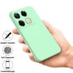 Infinix Note 40 Pro 4G Green Liquid Silicone Dropproof Phone Case - 5