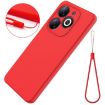 Infinix Smart 8 HD/Pro Red Liquid Silicone Dropproof Phone Case - 7