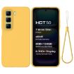Infinix Hot 50 4G Yellow Liquid Silicone Dropproof Full Coverage Case - 1