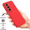 Infinix Hot 50 5G Red Liquid Silicone Dropproof Full Coverage Case - 2