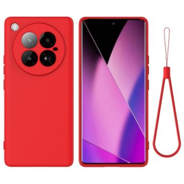 Infinix Zero 40 4G Red Liquid Silicone Dropproof Full Coverage Case - 1