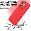 Infinix Hot 50i Red Liquid Silicone Dropproof Full Coverage Case - 5