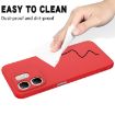 Infinix Hot 50i Red Liquid Silicone Dropproof Full Coverage Case - 8