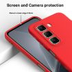Infinix Hot 50 Pro+ 4G Red Liquid Silicone Dropproof Phone Case - 4