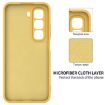 Infinix Hot 50 Pro+ 4G Yellow Liquid Silicone Dropproof Phone Case - 6