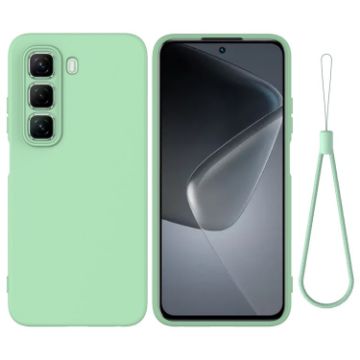Infinix Hot 50 Pro+ 4G Green Liquid Silicone Dropproof Phone Case - 1