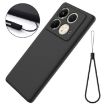 Infinix Note 40S Black Liquid Silicone Dropproof Full Coverage Case - 7