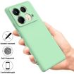 Infinix Note 40S Green Liquid Silicone Dropproof Full Coverage Case - 2