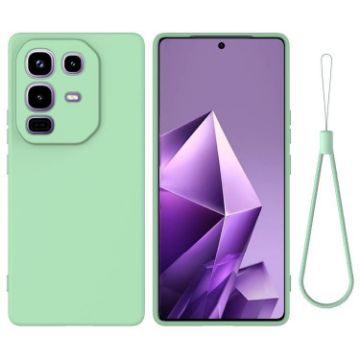 Infinix Note 50x Green Liquid Silicone Dropproof Full Coverage Case - 1
