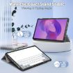 Lenovo Tab Idea 11/Xiaoxin Pad 2025 Grey Leather Tablet Case Holder - 5