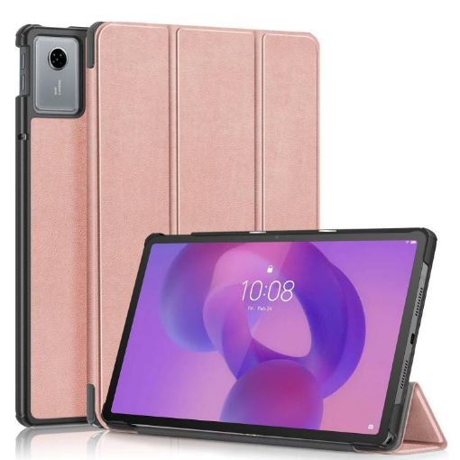 Lenovo Tab Idea 11/Xiaoxin Pad 2025 Rose Gold Leather Tablet Case - 1