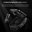 D8 2.01" Smart Watch & Bluetooth Earphone, Health Monitoring, NFC, Black - 5