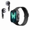 D8 2.01" Bluetooth Earphone Smart Watch, Health Monitoring/NFC (Black) - 1
