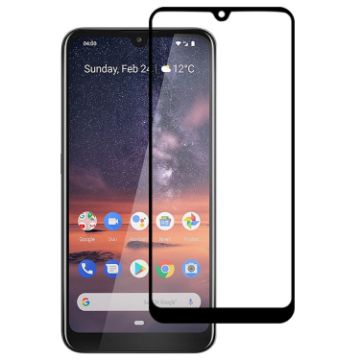 Nokia 3.2 Full Glue Full Screen Tempered Glass Film Protector - 1