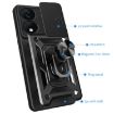 For Honor X7b Red TPU+PC Phone Case with Sliding Camera Cover - 3