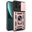 For Honor X8b Rose Gold Sliding Camera Cover TPU+PC Phone Case - 1