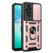 For Honor 200 Rose Gold Sliding Camera Cover TPU+PC Phone Case - 1
